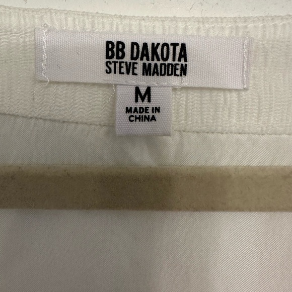 BB Dakota by Steve Madden NWOT Fields of Gold Medium white - Picture 4 of 7